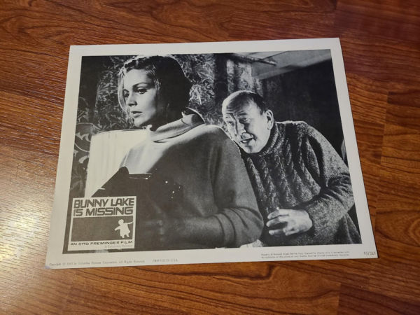 Bunny Lake Is Missing 1965 General Lobby Cards