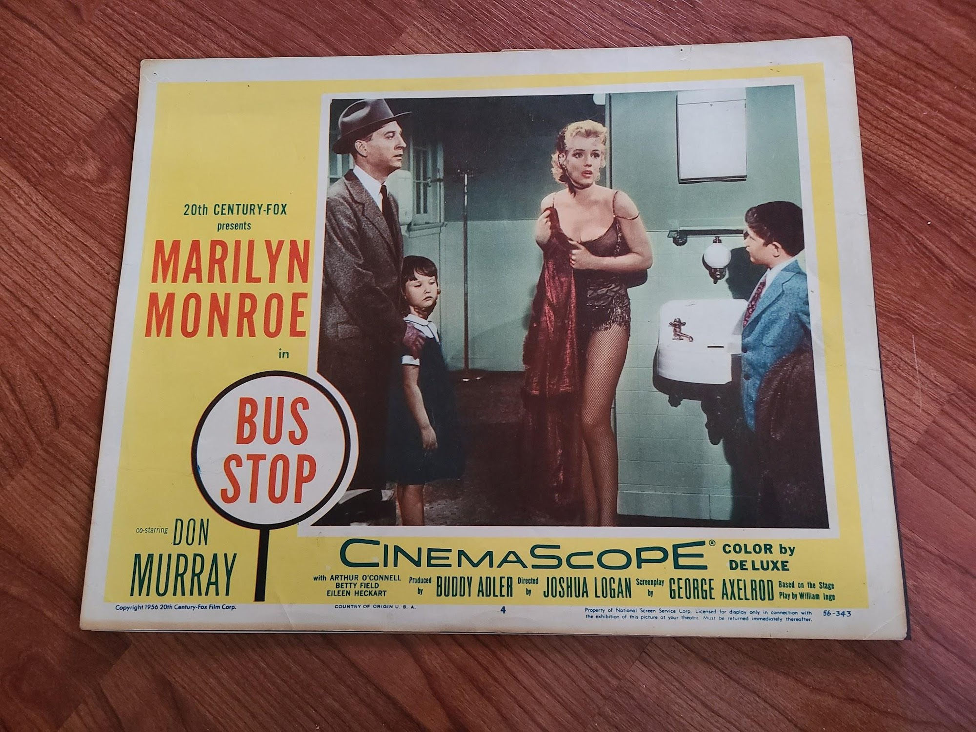 Bus Stop 1956 General Lobby Cards
