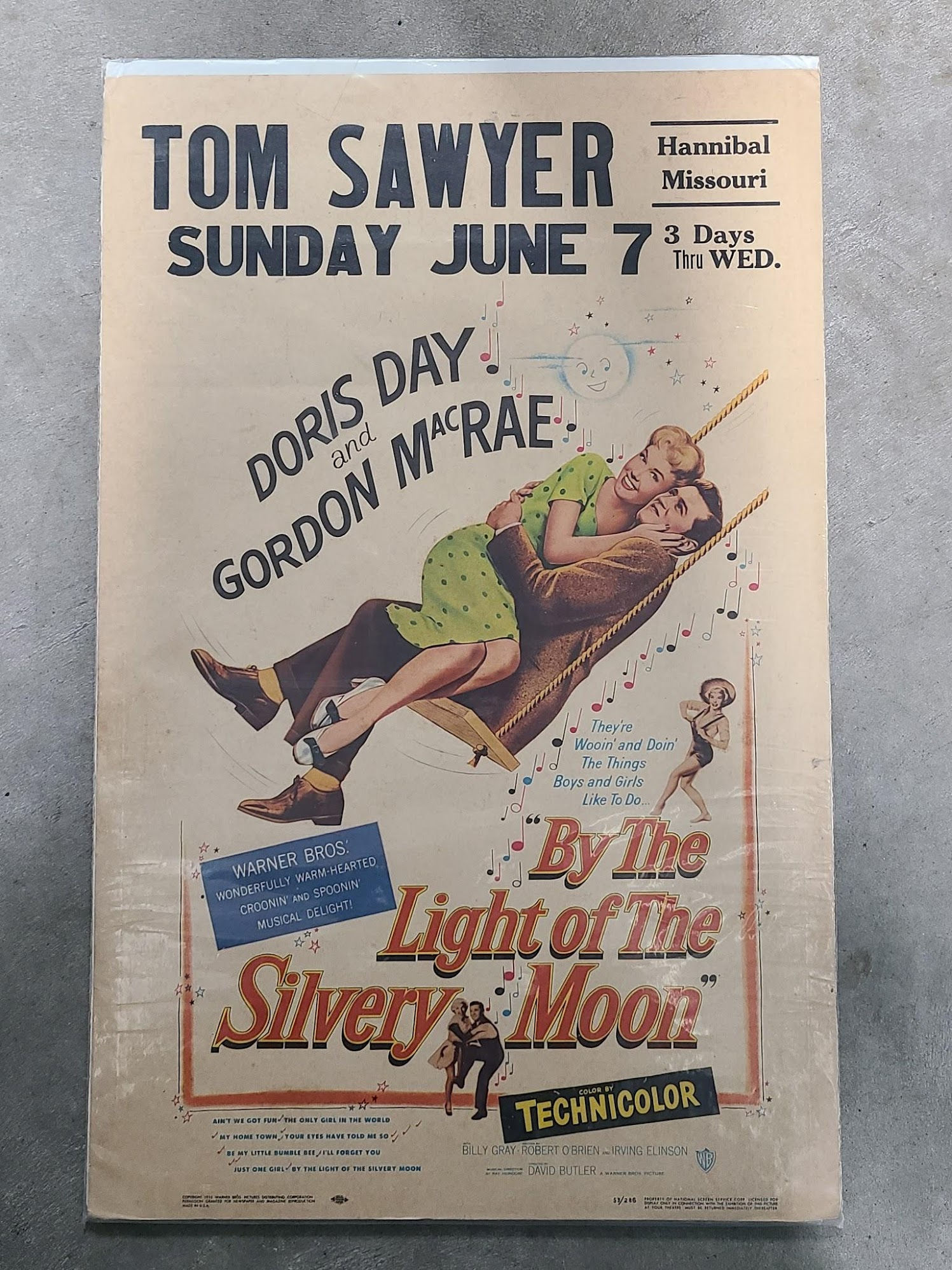 By The Light Of The Silvery Moon 1953 Window Cards