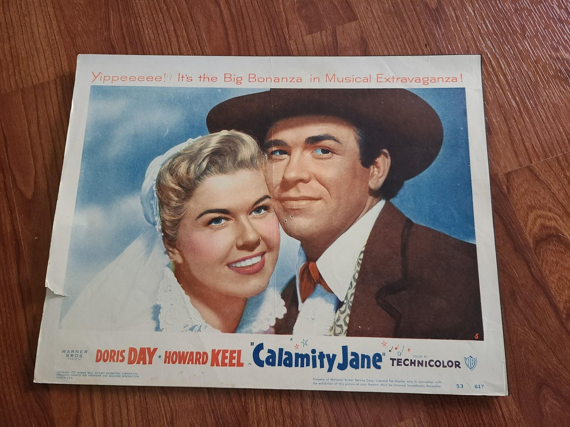Calamity Jane 1953 General Lobby Cards