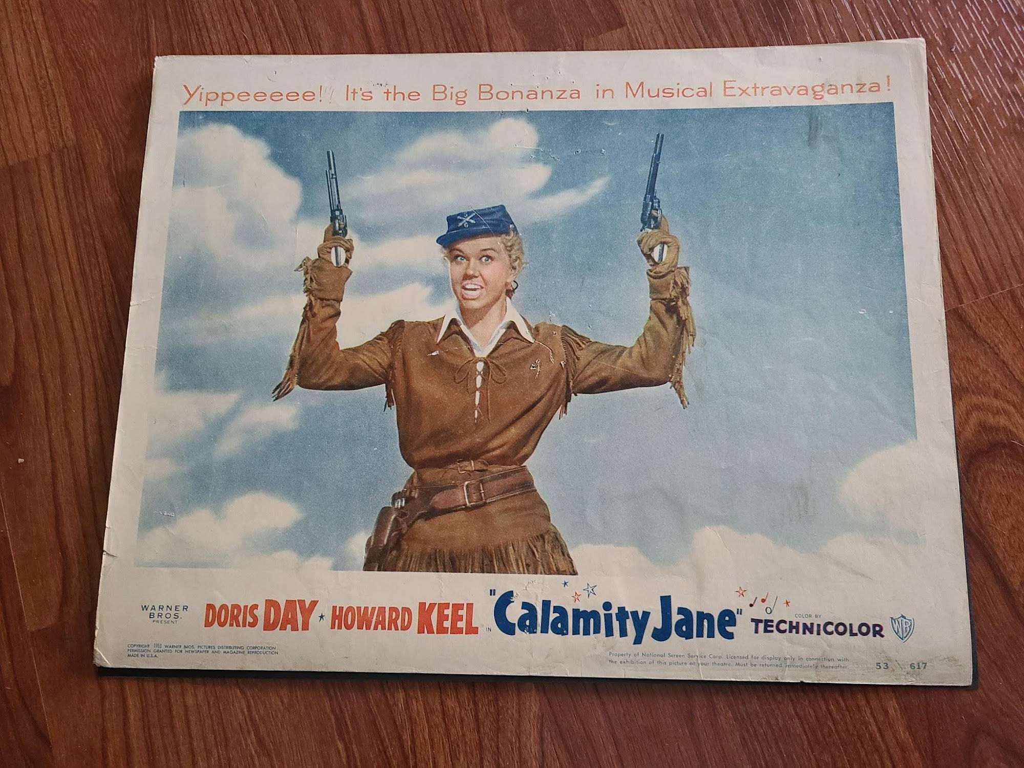 Calamity Jane 1953 General Lobby Cards