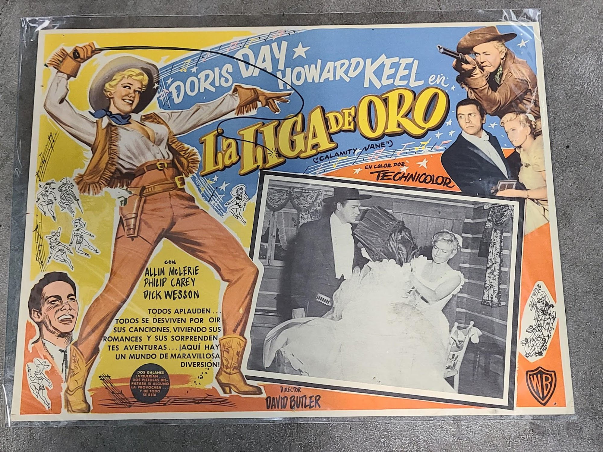 Calamity Jane 1953 Mexican Lobby Cards