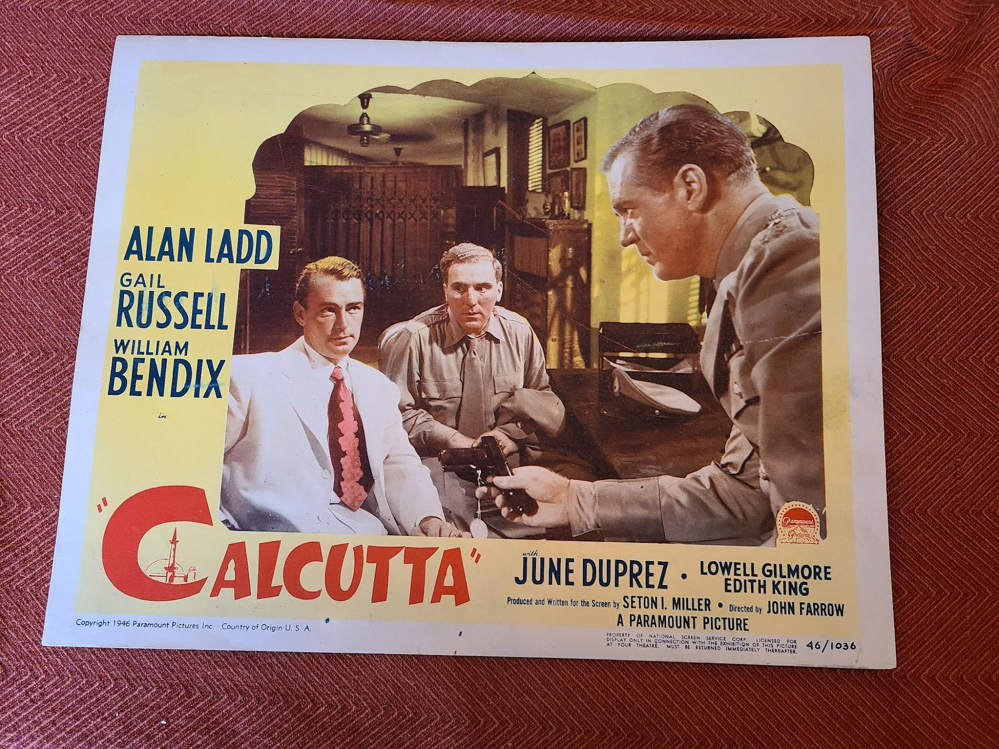 Calcutta 1946 General Lobby Cards
