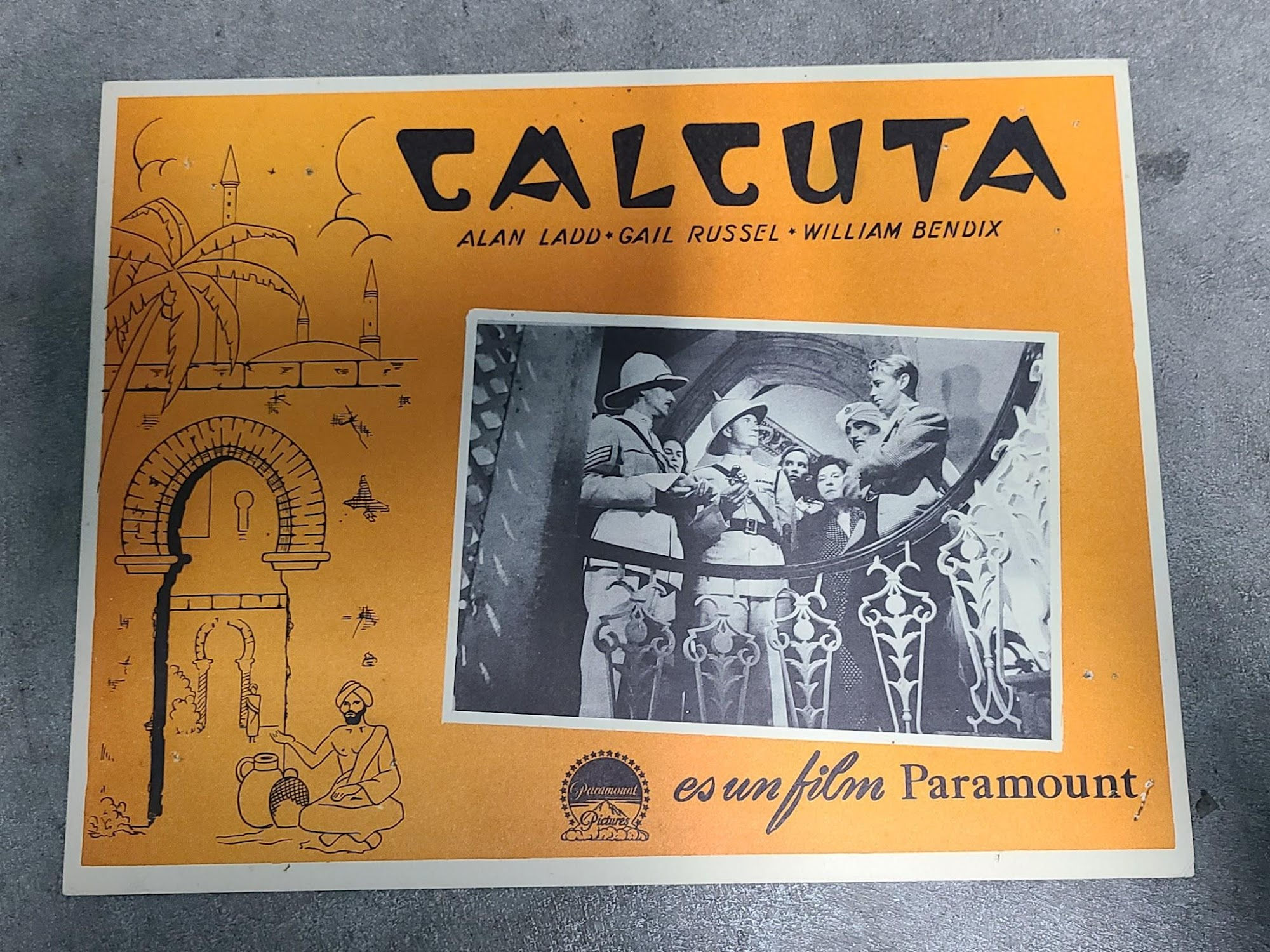 Calcutta 1947 Mexican Lobby Cards