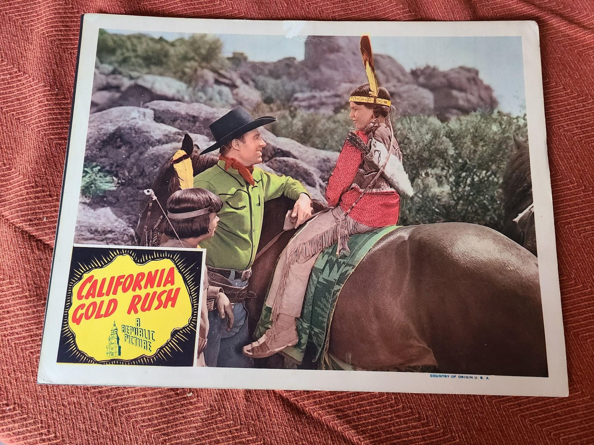 California Gold Rush 1946 Western Lobby Cards