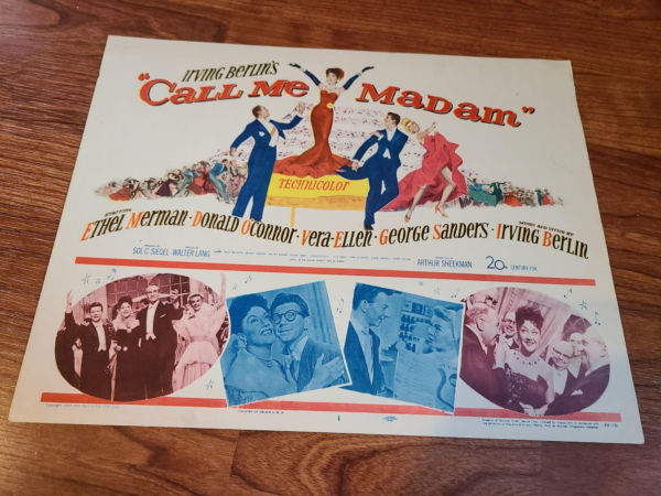 Call Me Madam 1953 Title Cards