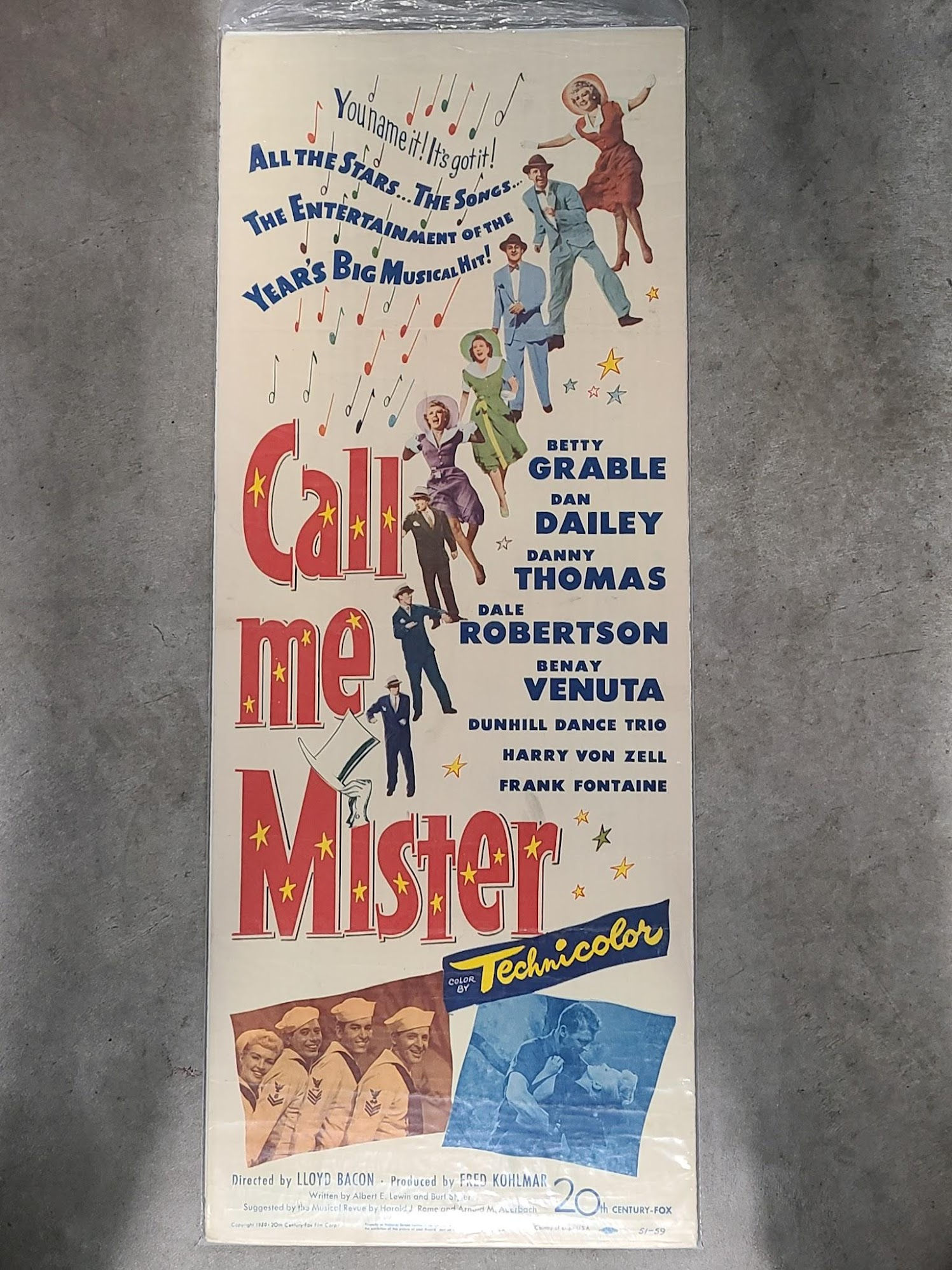 Call Me Mister 1951 Inserts