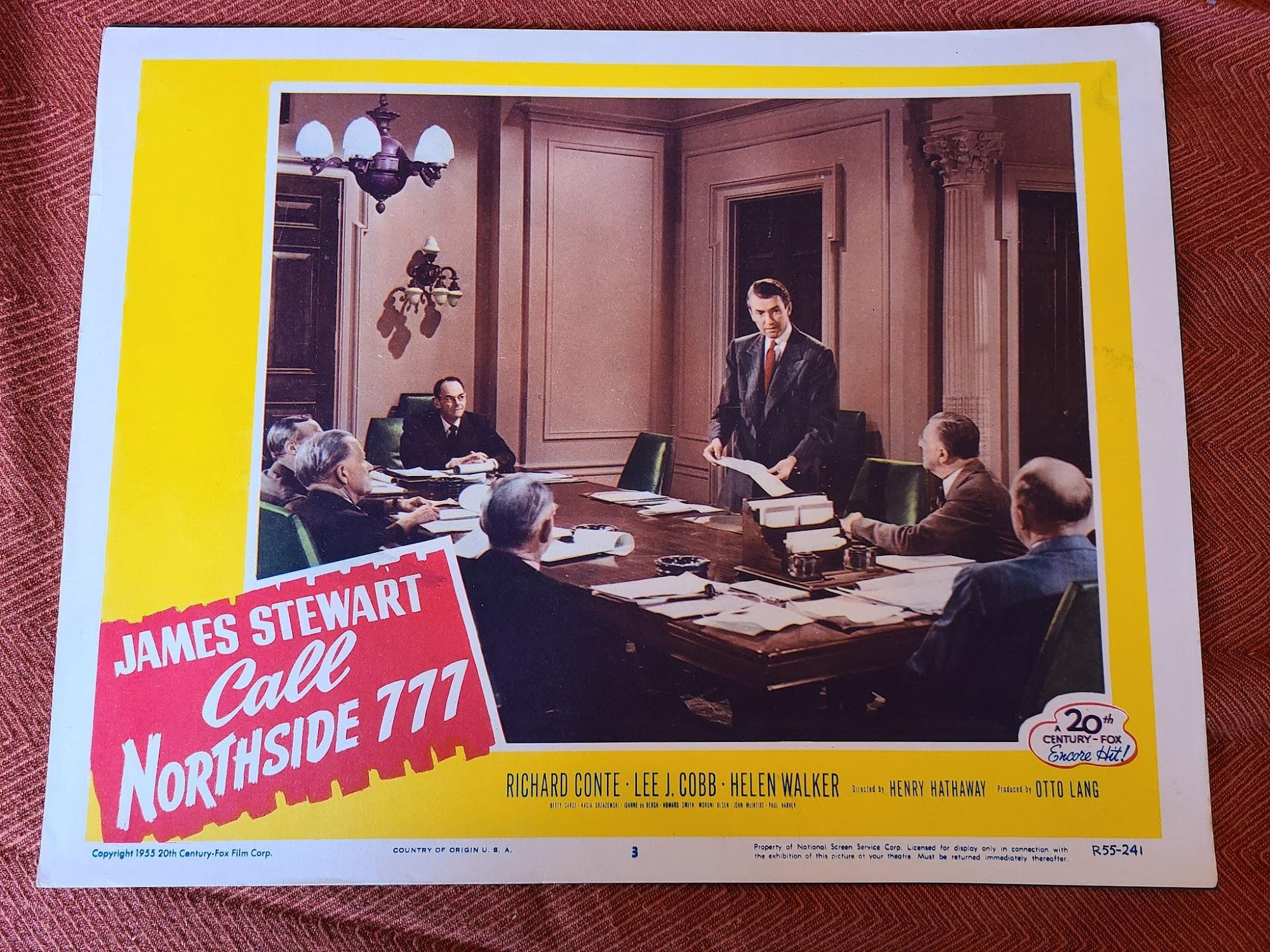 Call Northside 777 1948 General Lobby Cards