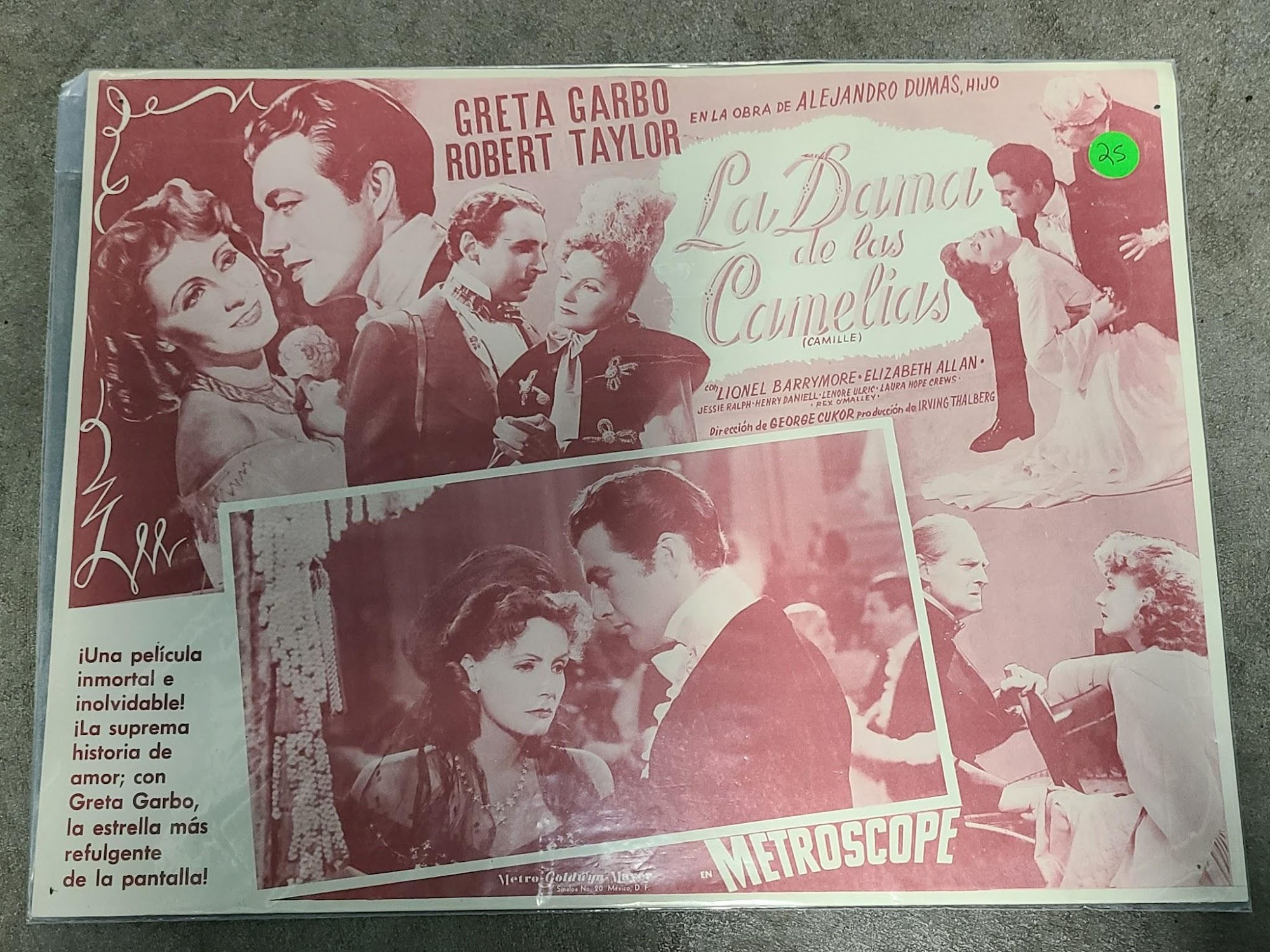 Camille 1936 Mexican Lobby Cards