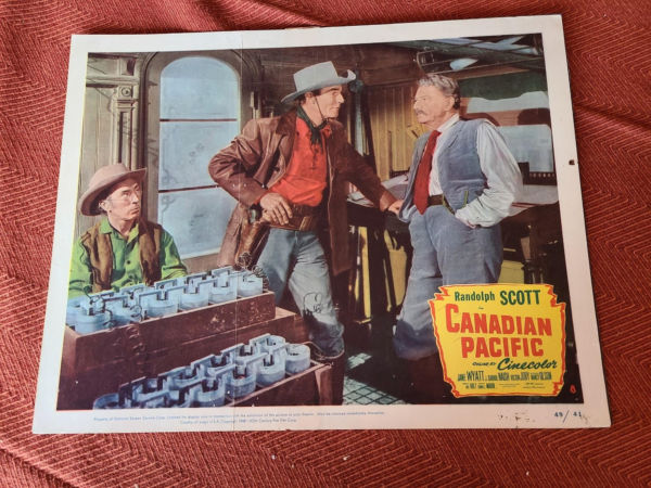 Canadian Pacific 1949 Western Lobby Cards