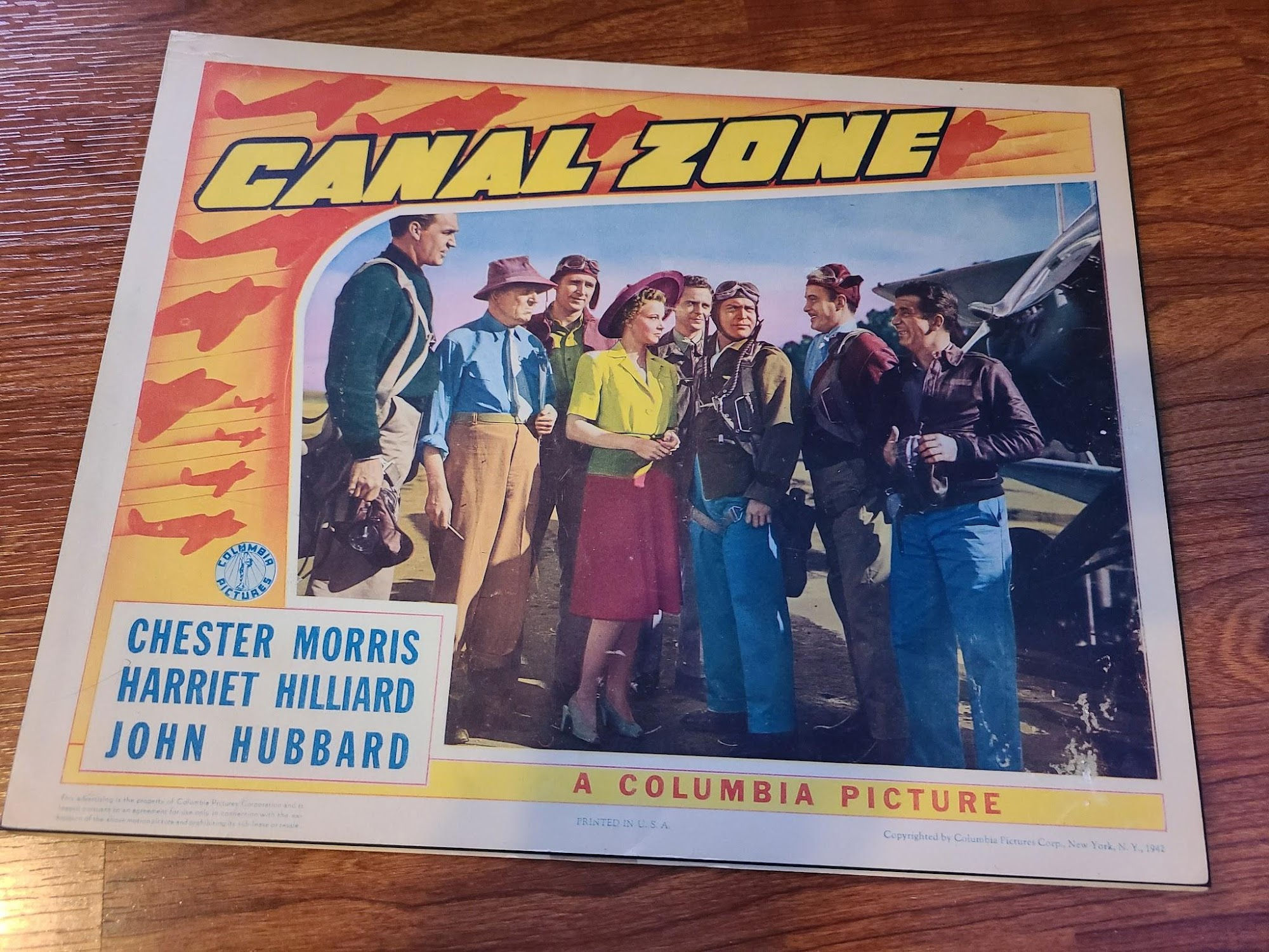 Canal Zone 1942 Military/Aviation Lobby Cards