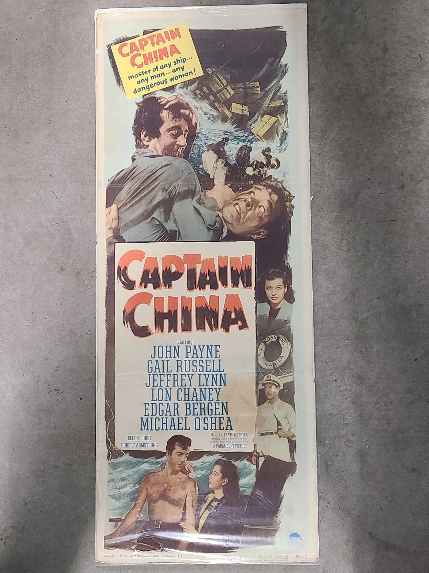Captain China 1949 Inserts