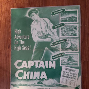 Captain China 1949 Press Books