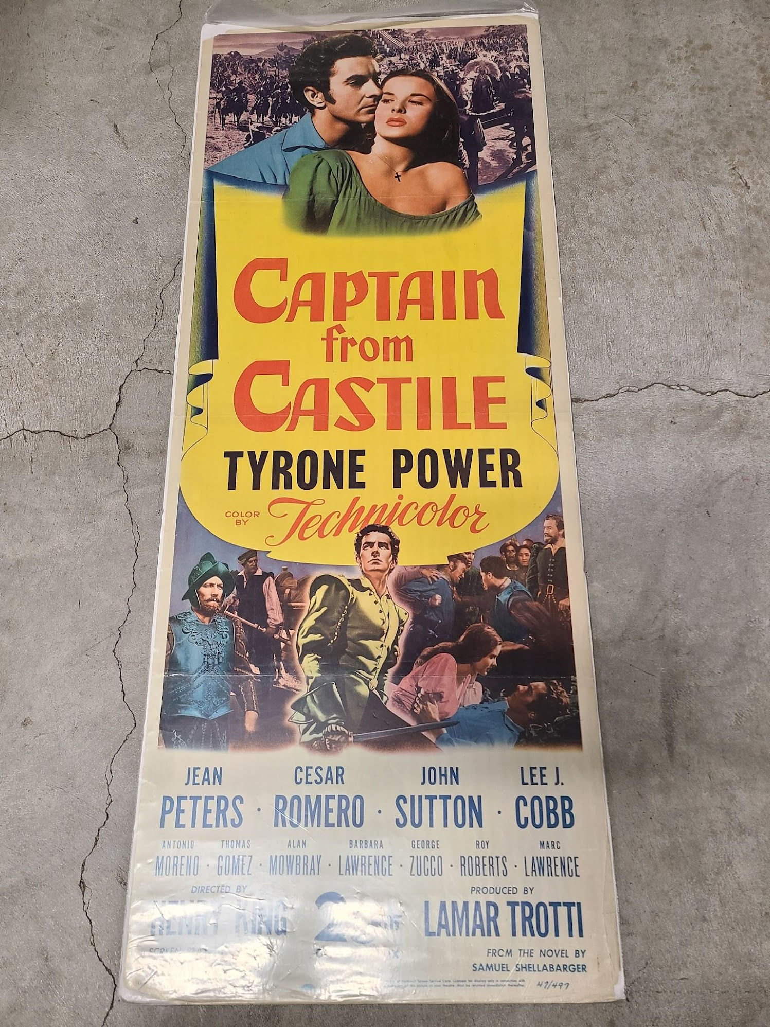 Captain From Castile 1947 Inserts