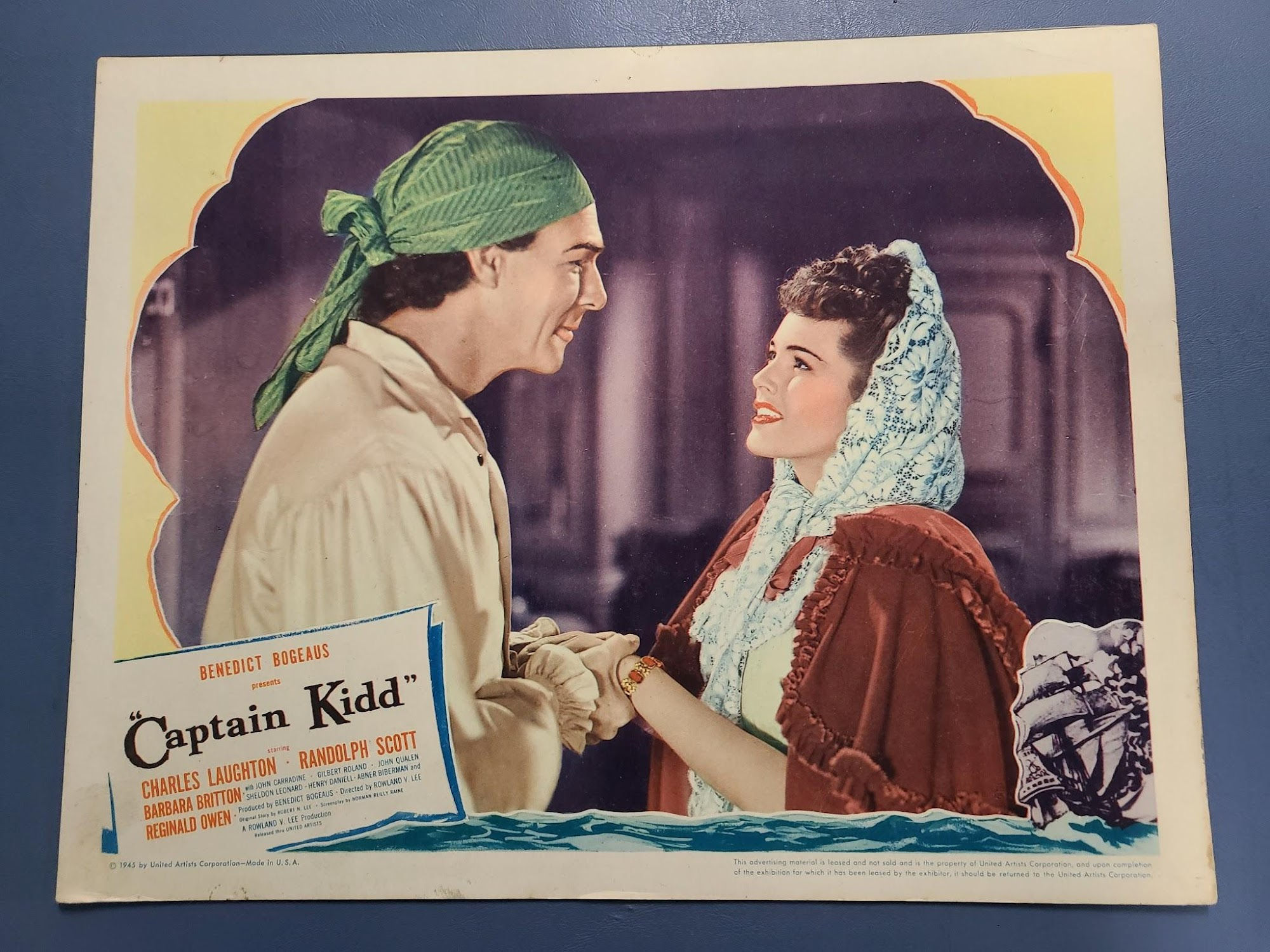 Captain Kidd 1945 General Lobby Cards