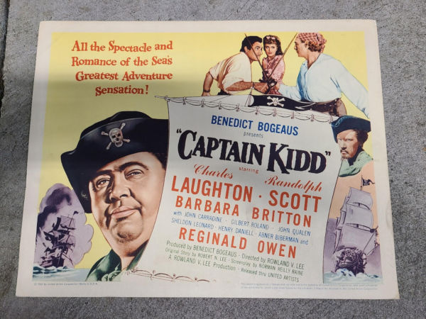 Captain Kidd 1945 Title Cards