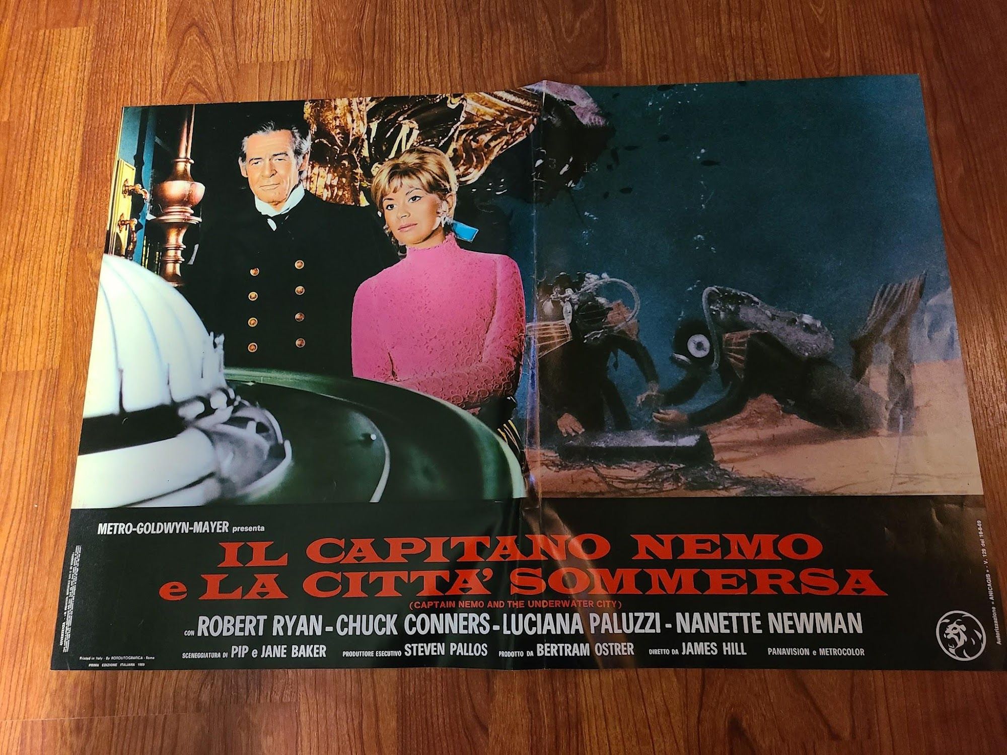 Captain Nemo & The Underwater City 1970 Fotobusta