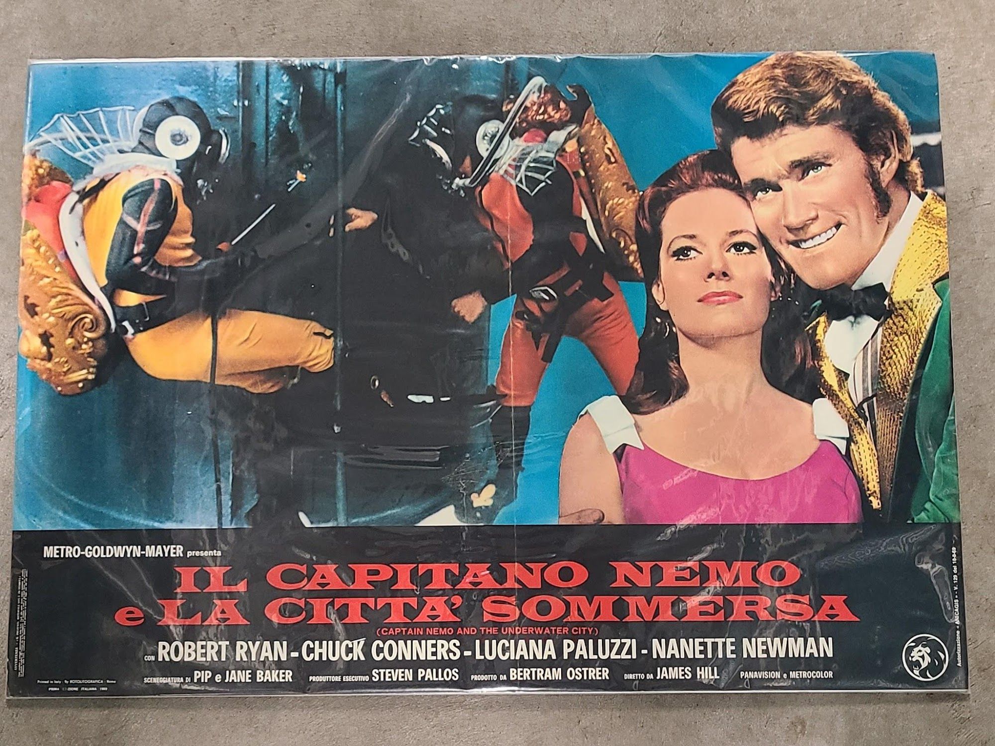 Captain Nemo & The Underwater City 1970 Fotobusta