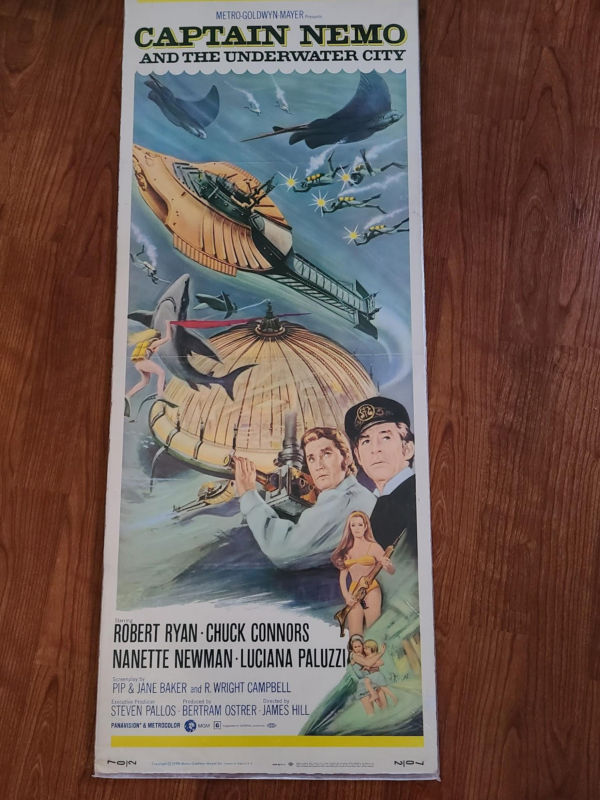 Captain Nemo & The Underwater City 1969 Inserts