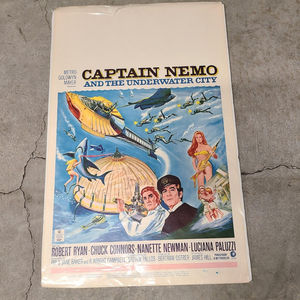 Captain Nemo and The Underwater City 1970 Window Cards