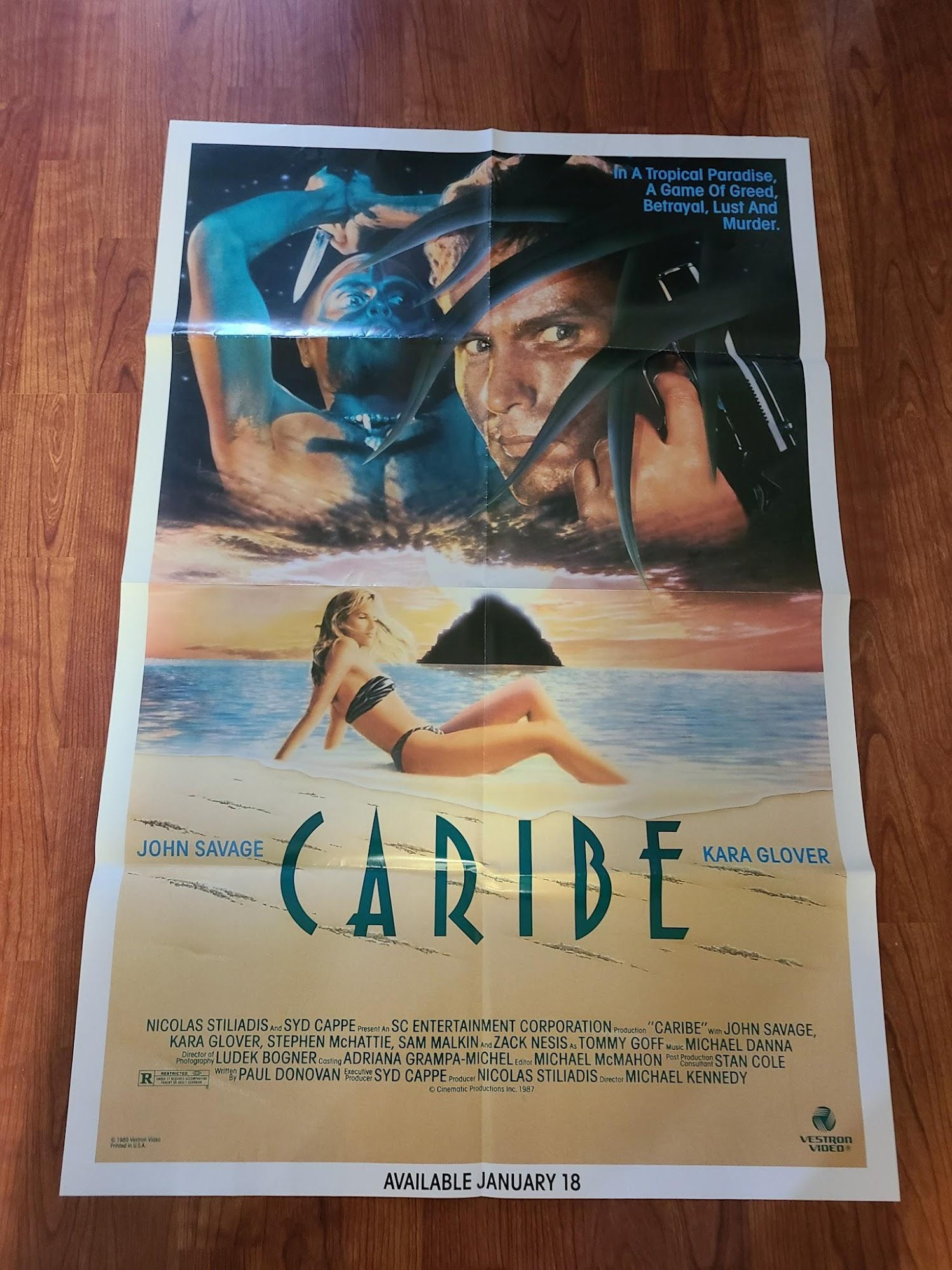 Caride 1987 1 Sheets/US