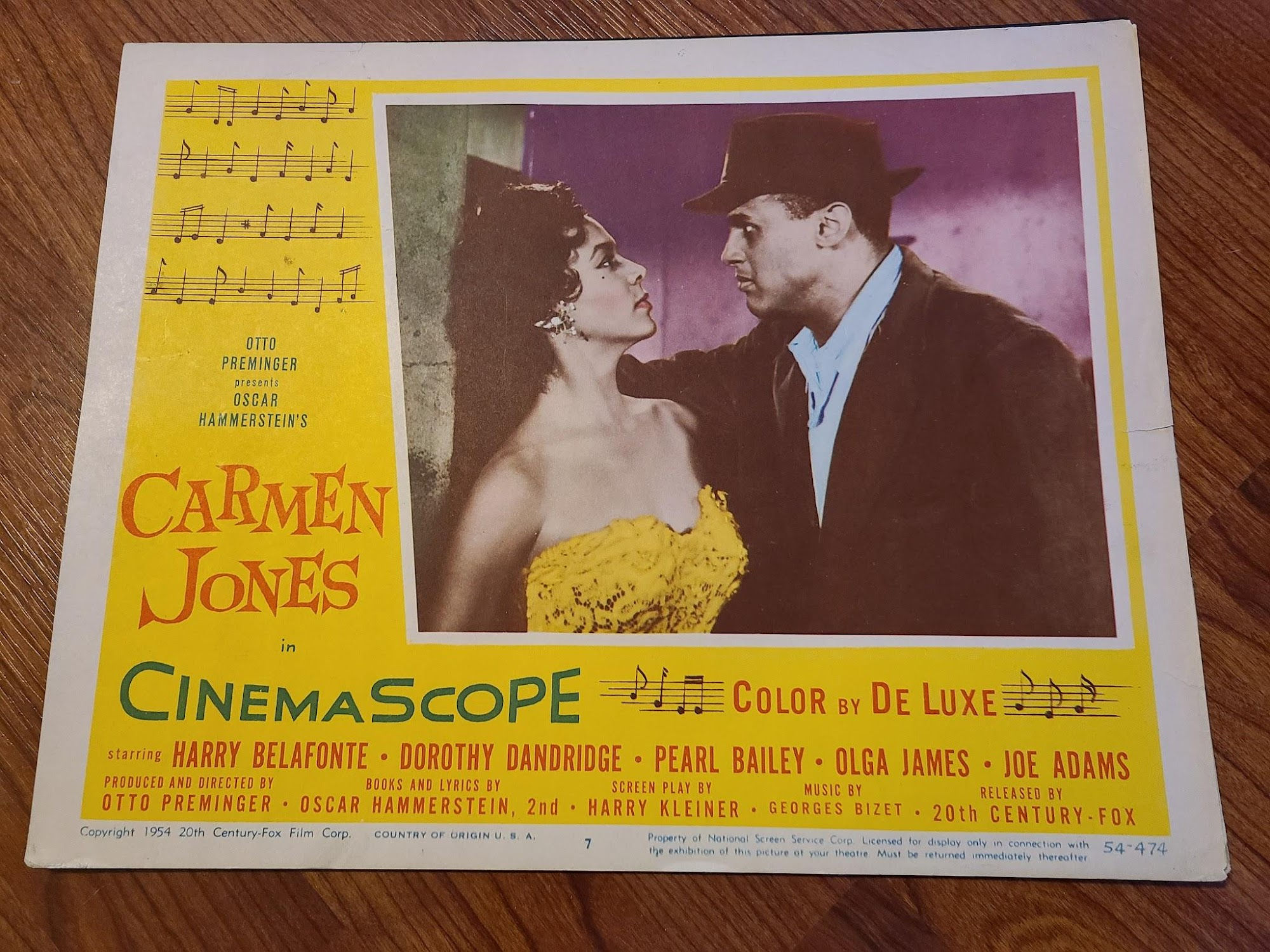 Carmen Jones 1954 General Lobby Cards