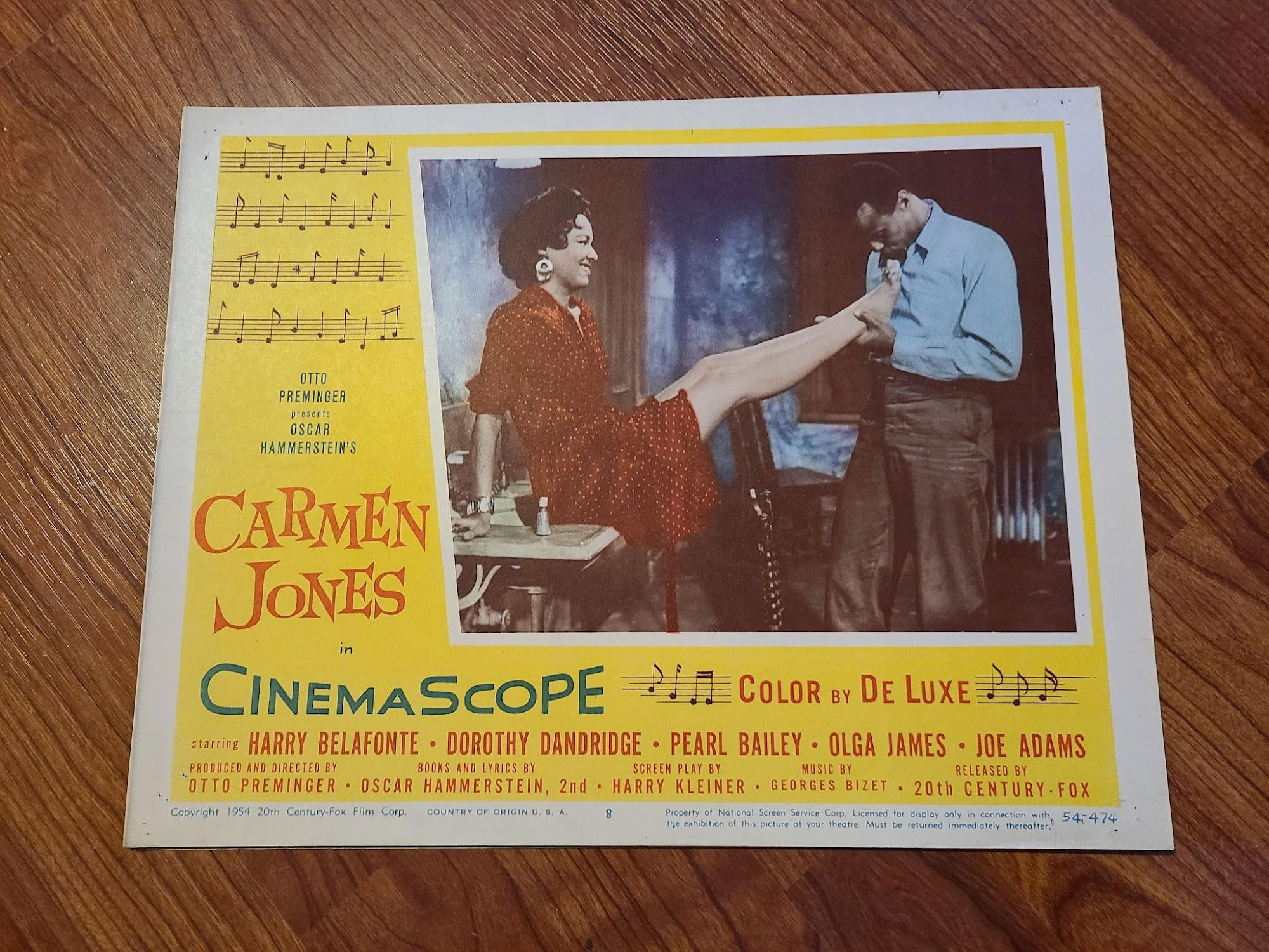 Carmen Jones 1954 General Lobby Cards