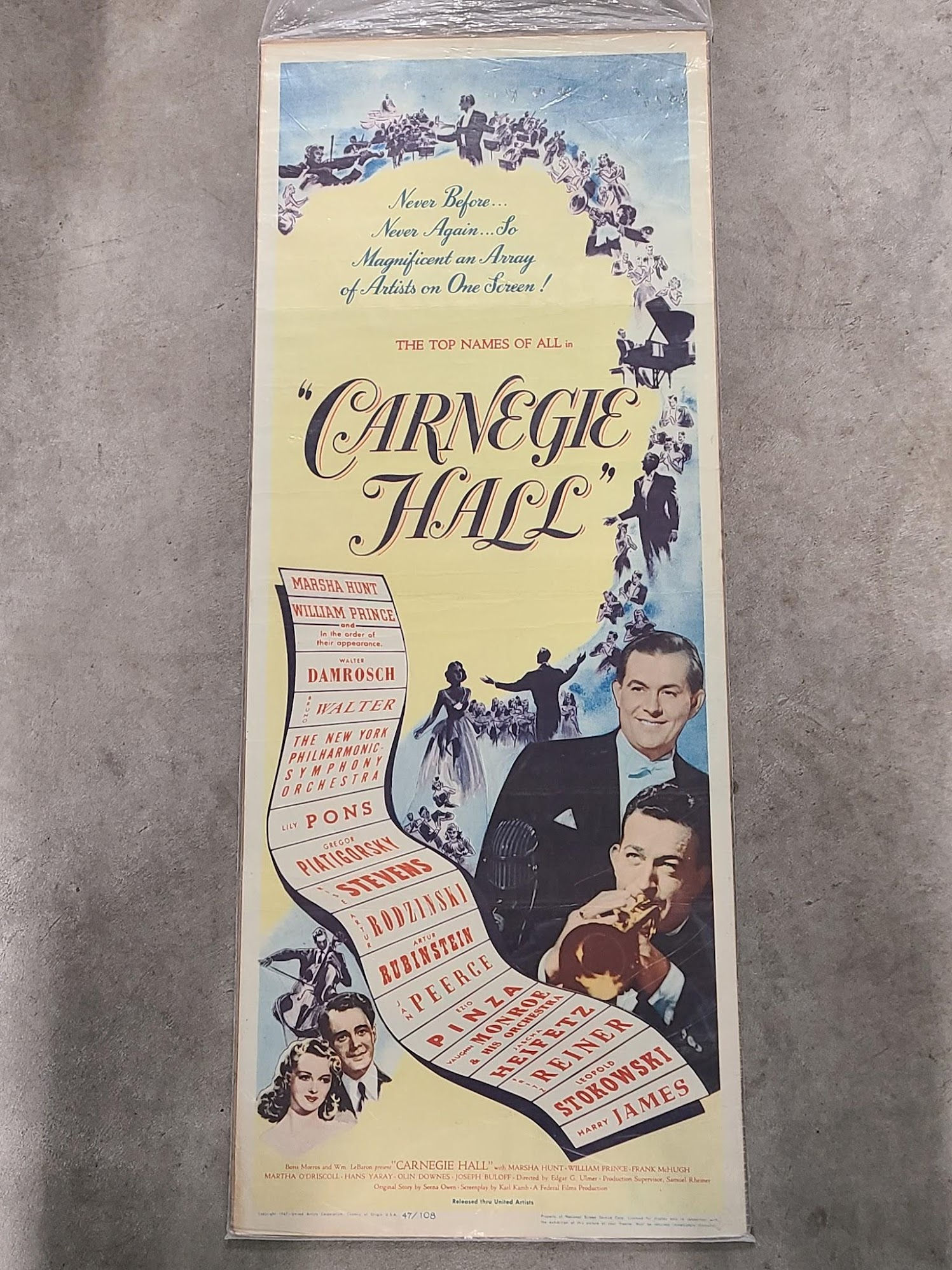 Carnegie Hall 1947 Inserts
