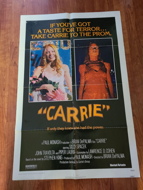 Carrie 1976 1 Sheets/US