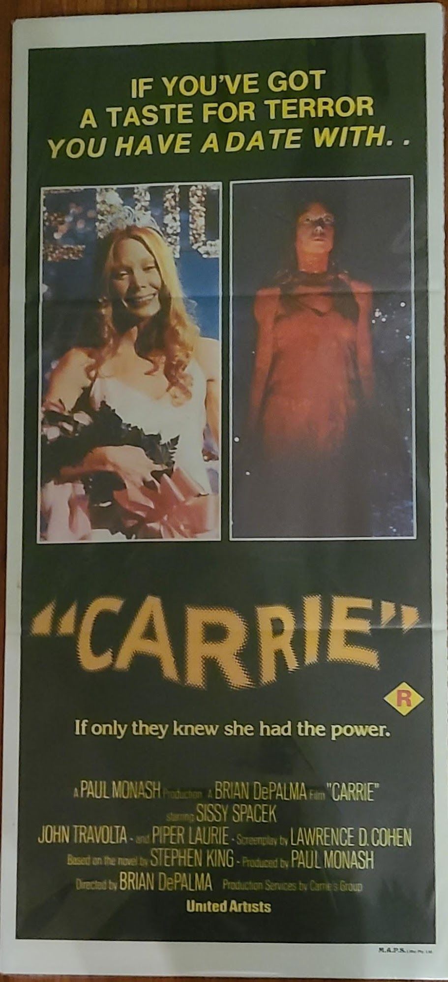 Carrie 1976 Daybills