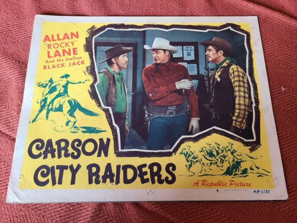 Carson City Raiders 1948 Western Lobby Cards