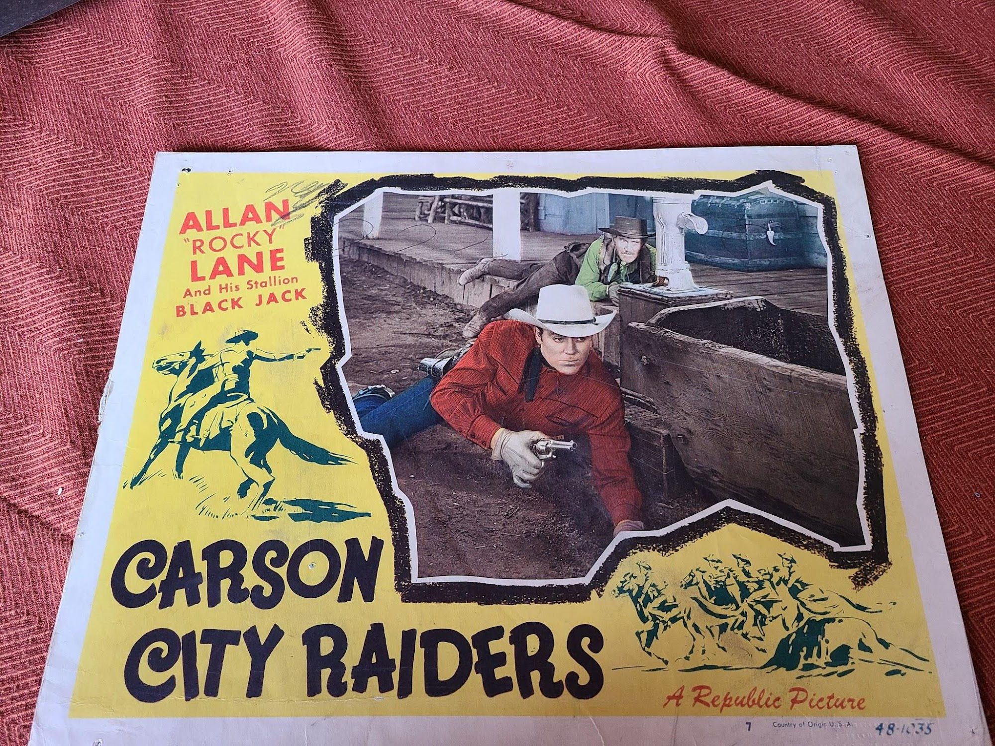 Carson City Raiders 1948 Western Lobby Cards