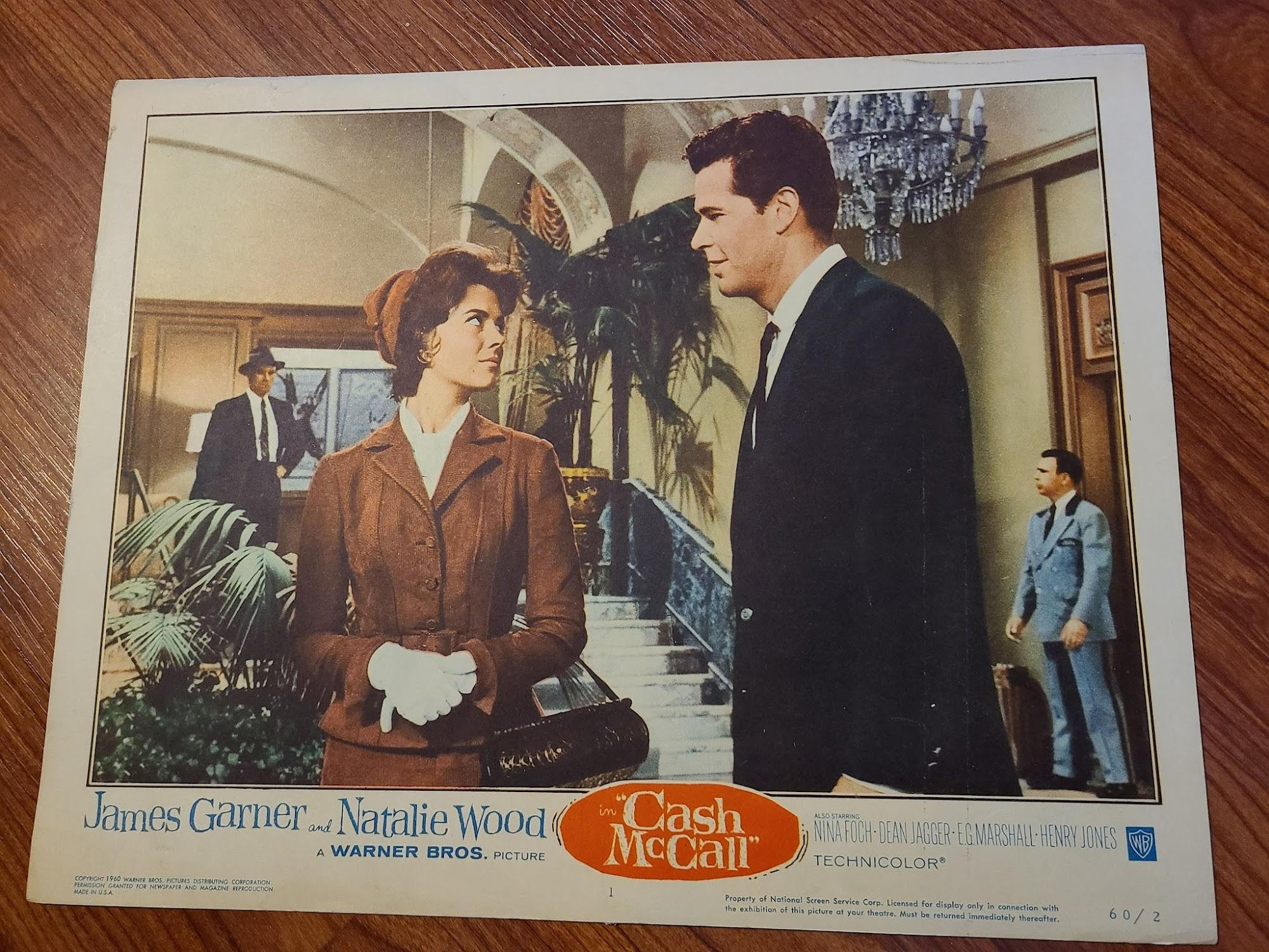 Cash McCall 1960 General Lobby Cards