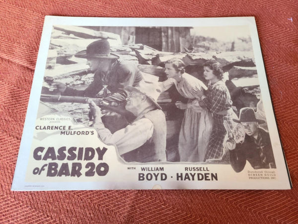 Cassidy Of Bar 20 1938 Western Lobby Cards