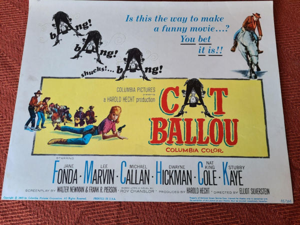 Cat Ballou 1965 Western Lobby Cards