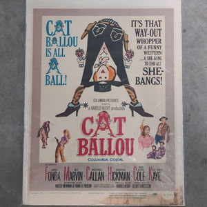 Cat Ballou 1965 Window Cards