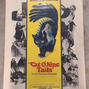 Cat O' Nine Tails 1970 UK/US 30x40