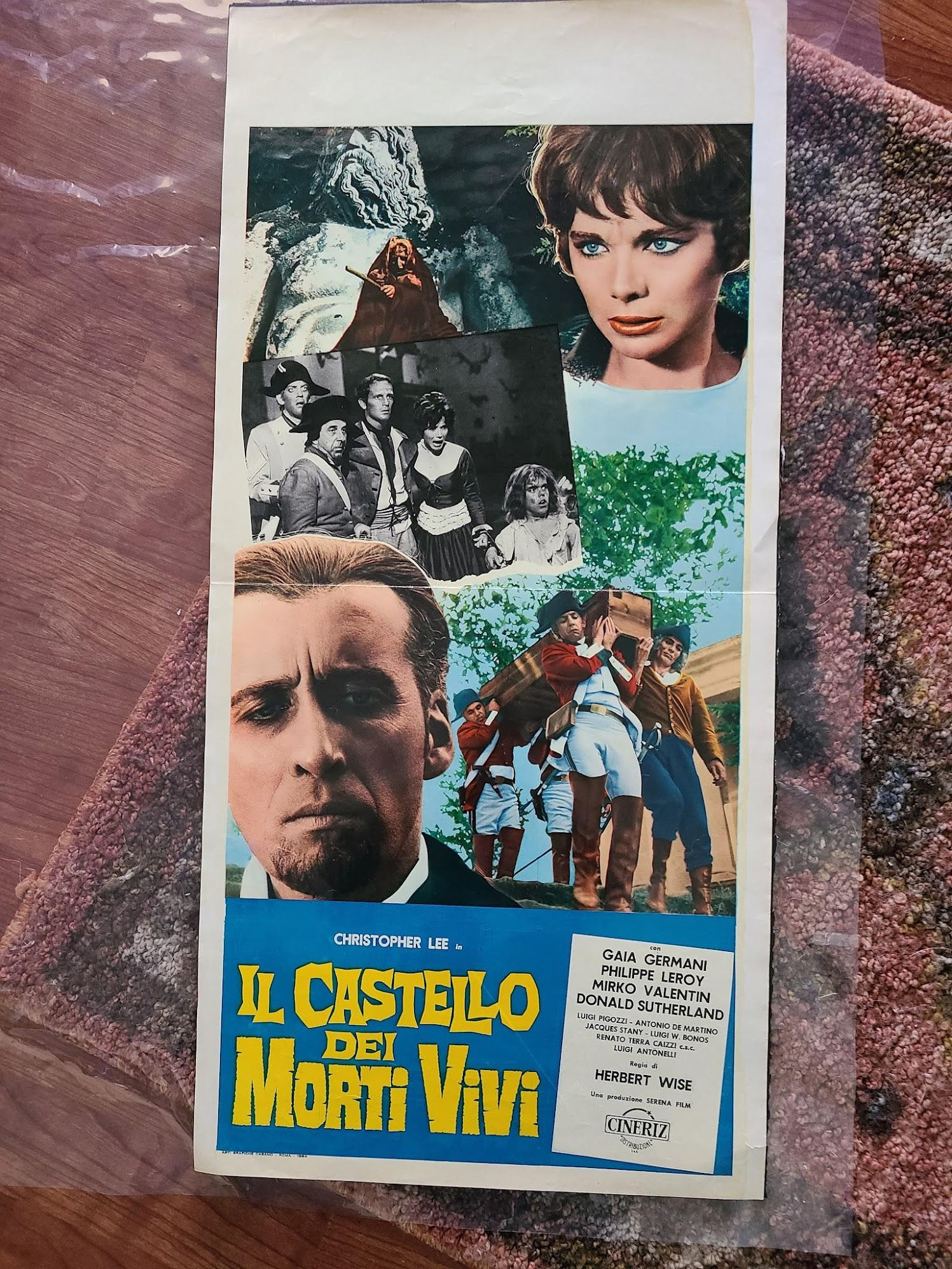 Catle Of The Livind Dead 1964 Locodina