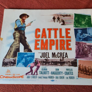 Cattle Empire 1958 Western Lobby Cards