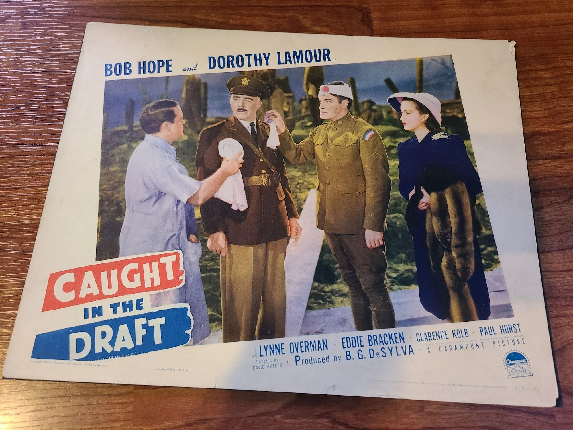Caught In The Draft 1941 Military/Aviation Lobby Cards