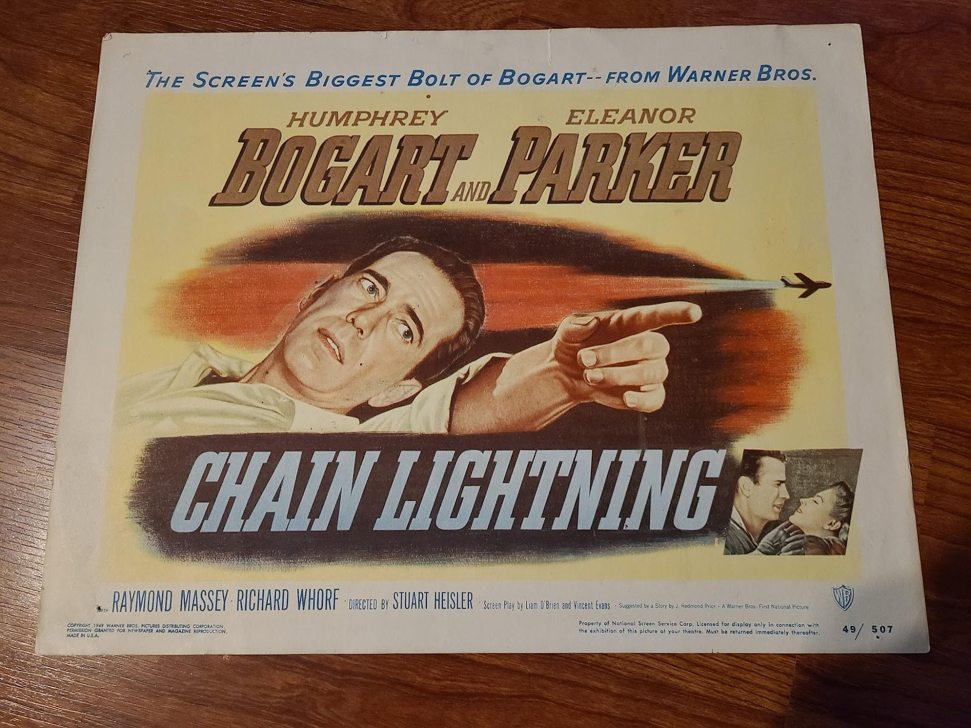 Chain Lightning 1950 Title Cards