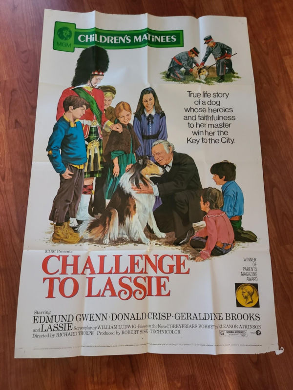 Challenge To Lassie 1949 1 Sheets/US