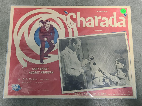 Charade 1963 Mexican Lobby Cards