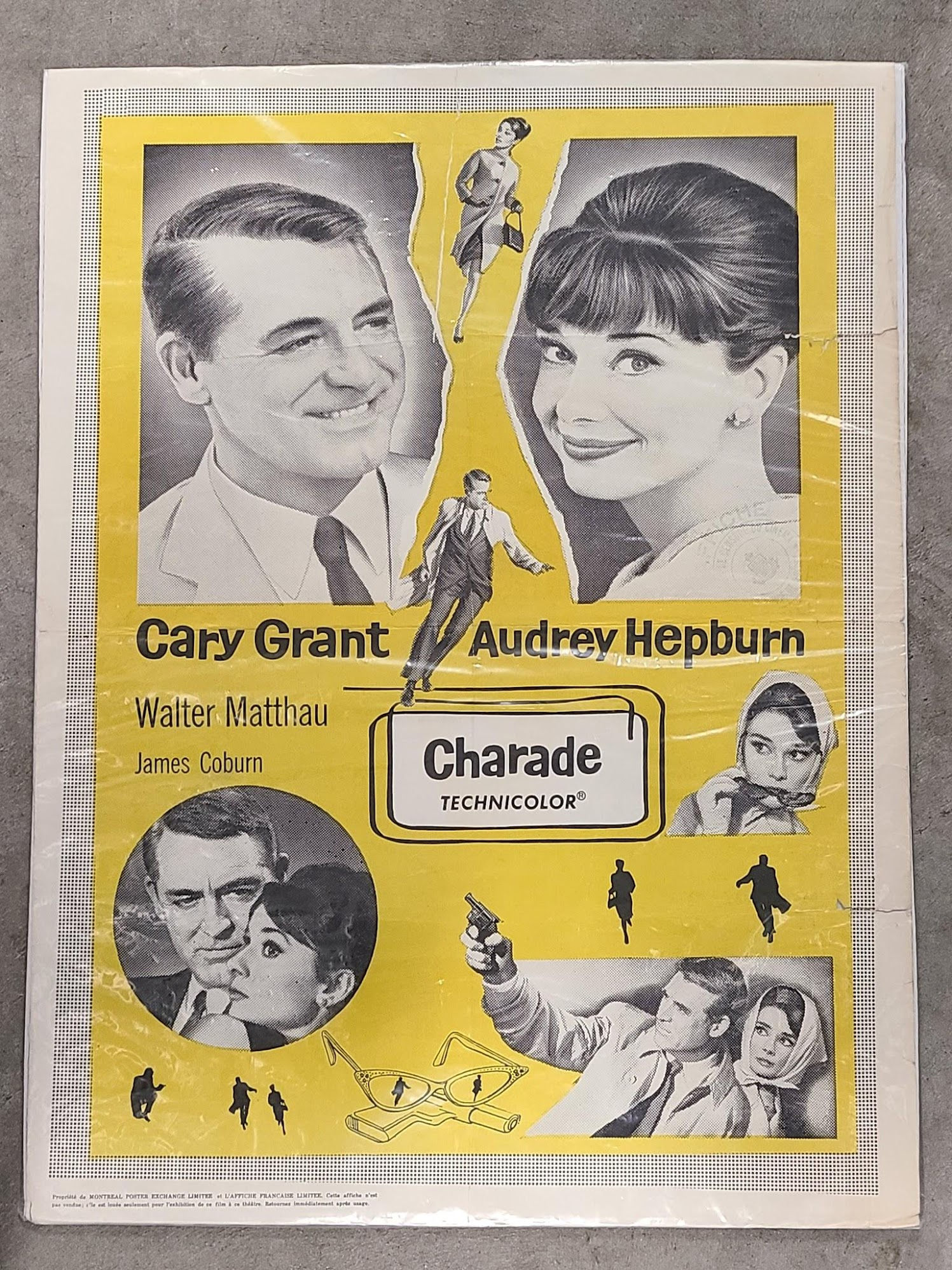 Charade 1963 Window Cards