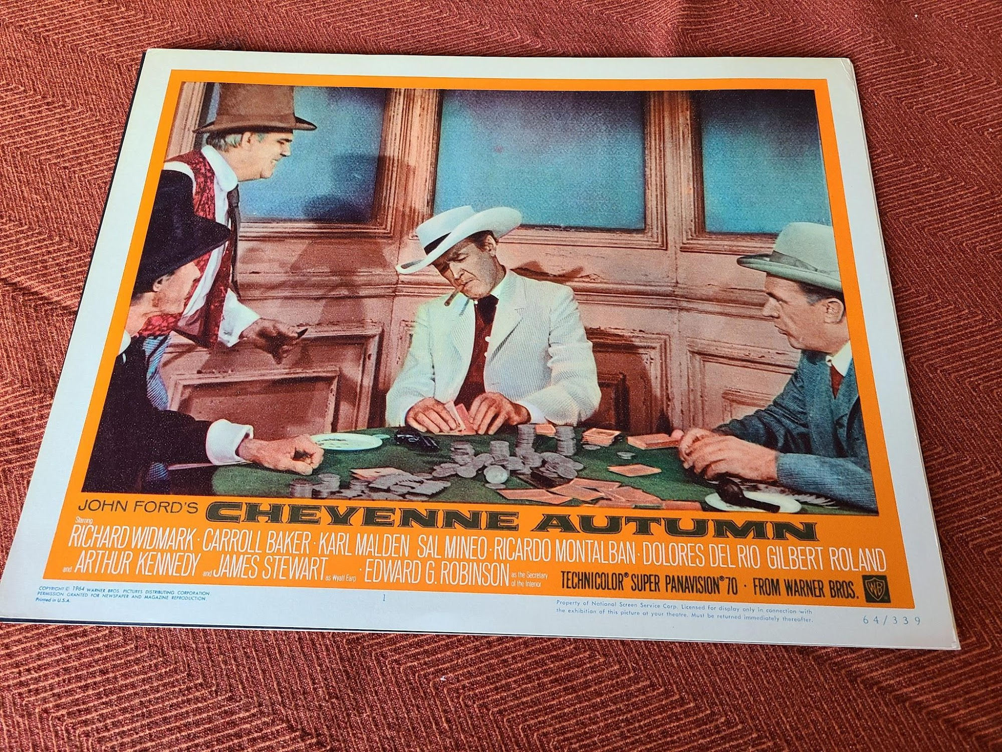 Cheyenne Autumn 1964 Western Lobby Cards