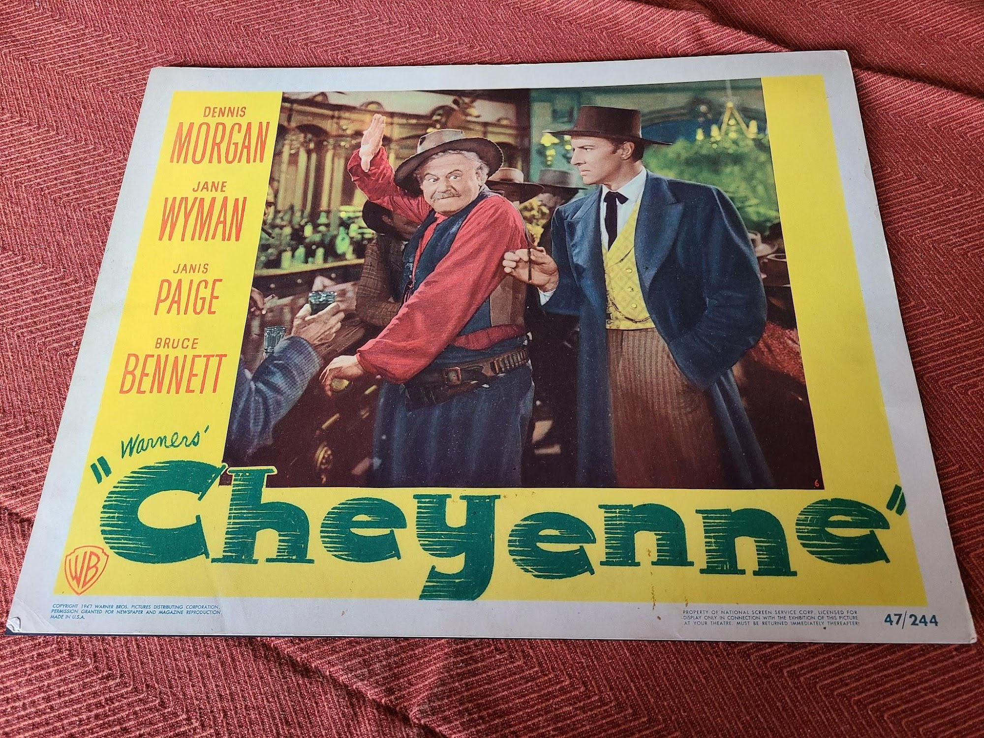 Cheyenne 1947 Western Lobby Cards