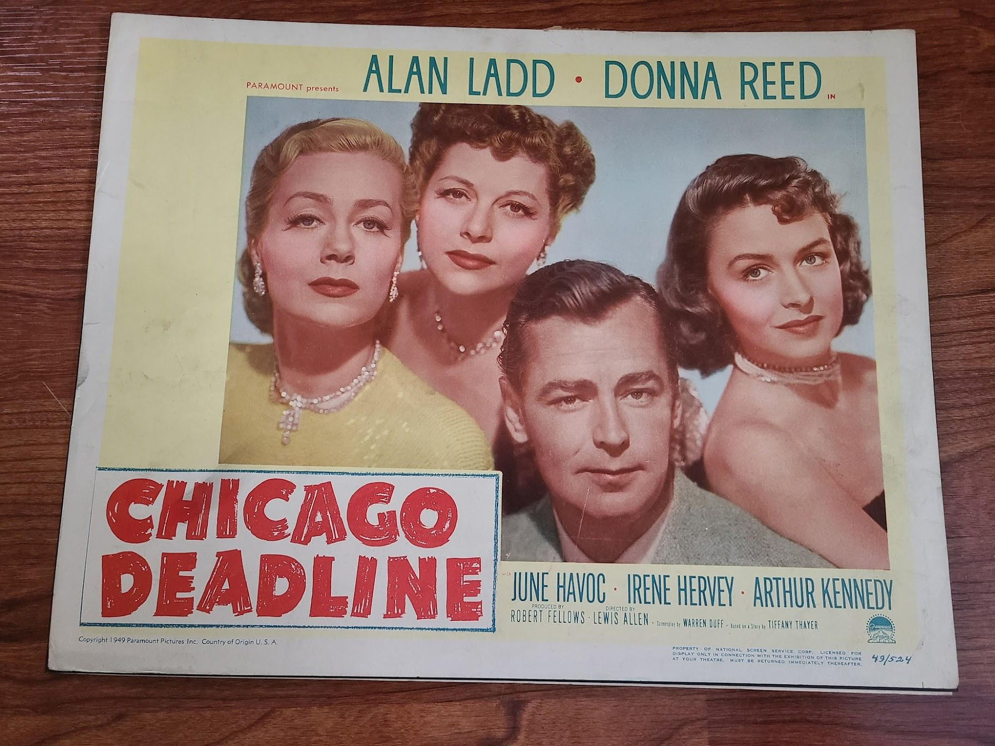 Chicago Deadline 1949 General Lobby Cards