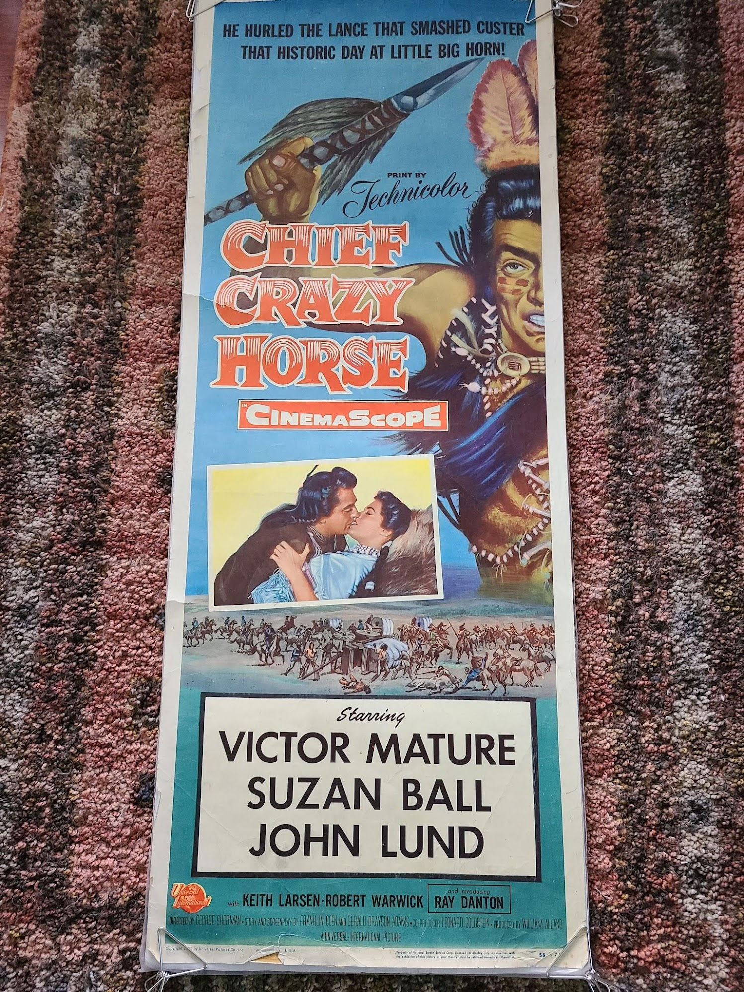 Chief Crazy Horse 1955 Inserts