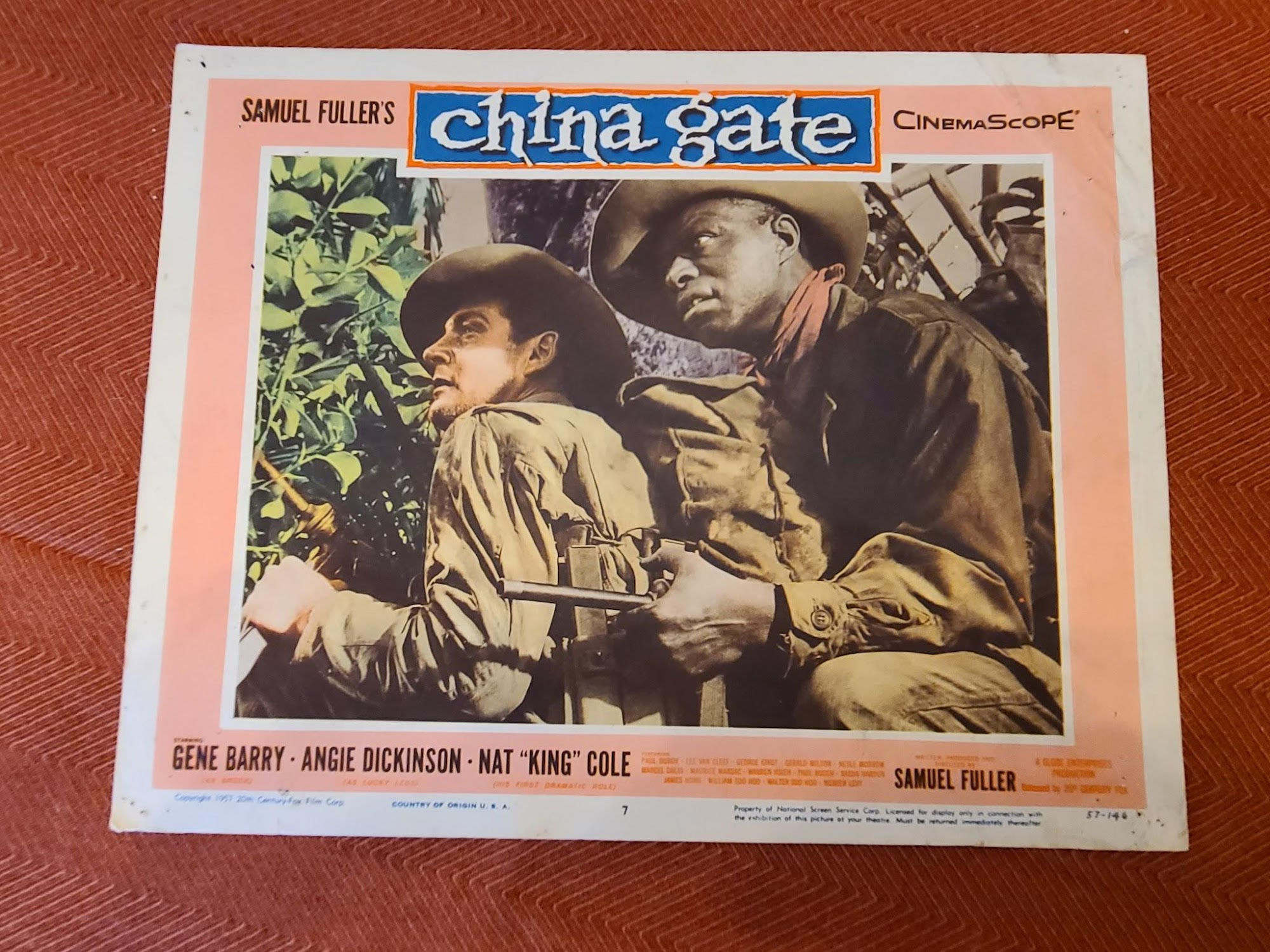 China Gate 1957 Military/Aviation Lobby Cards