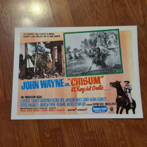 Chisum 1970 Mexican Lobby Cards